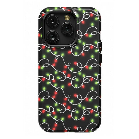 Christmas Lights Pattern Phone Case